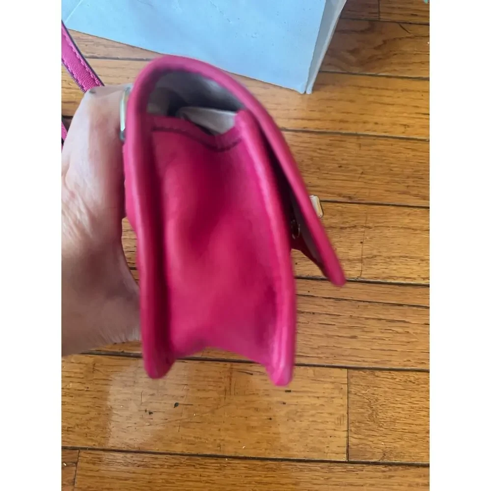 COACH 48005 Crossbody Legacy Mini Handbag Fuchsia Pink (600